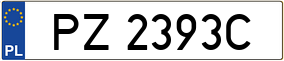 Truck License Plate